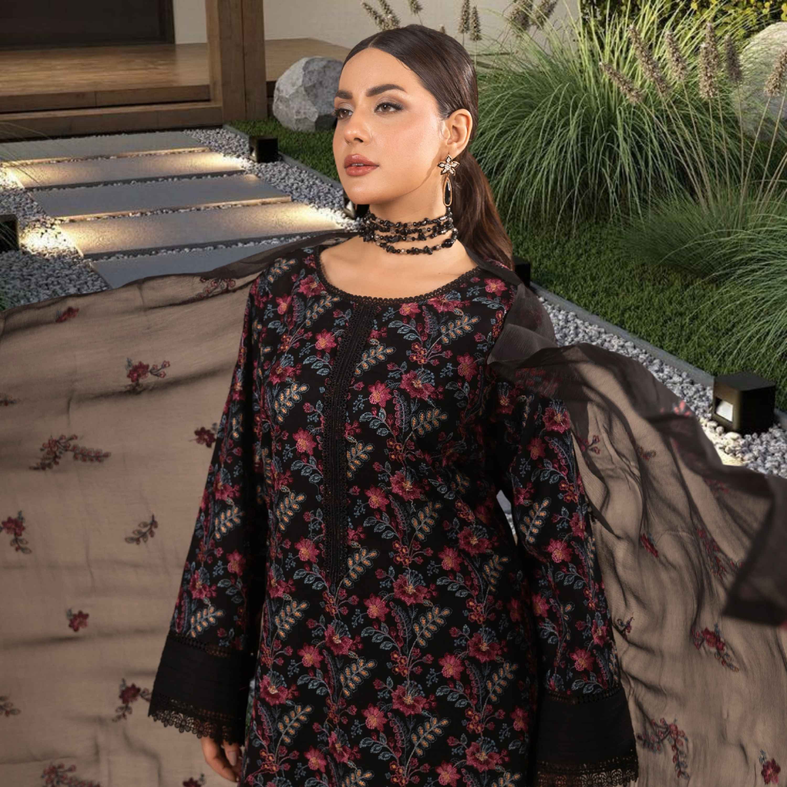 Breeze Luxury Premium Embroidered Lawn - Vol. 39