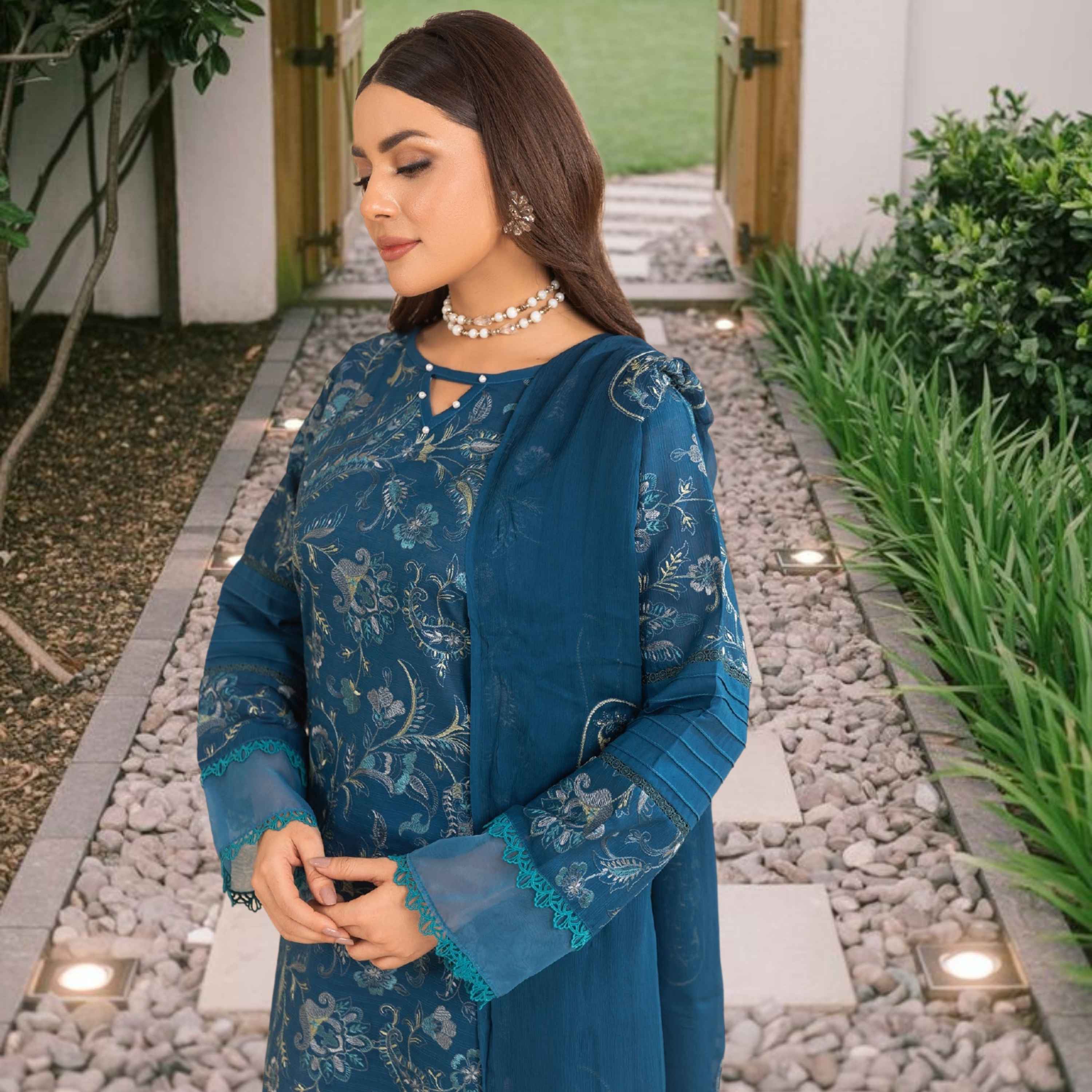 Breeze Luxury Premium Embroidered Lawn - Vol. 39