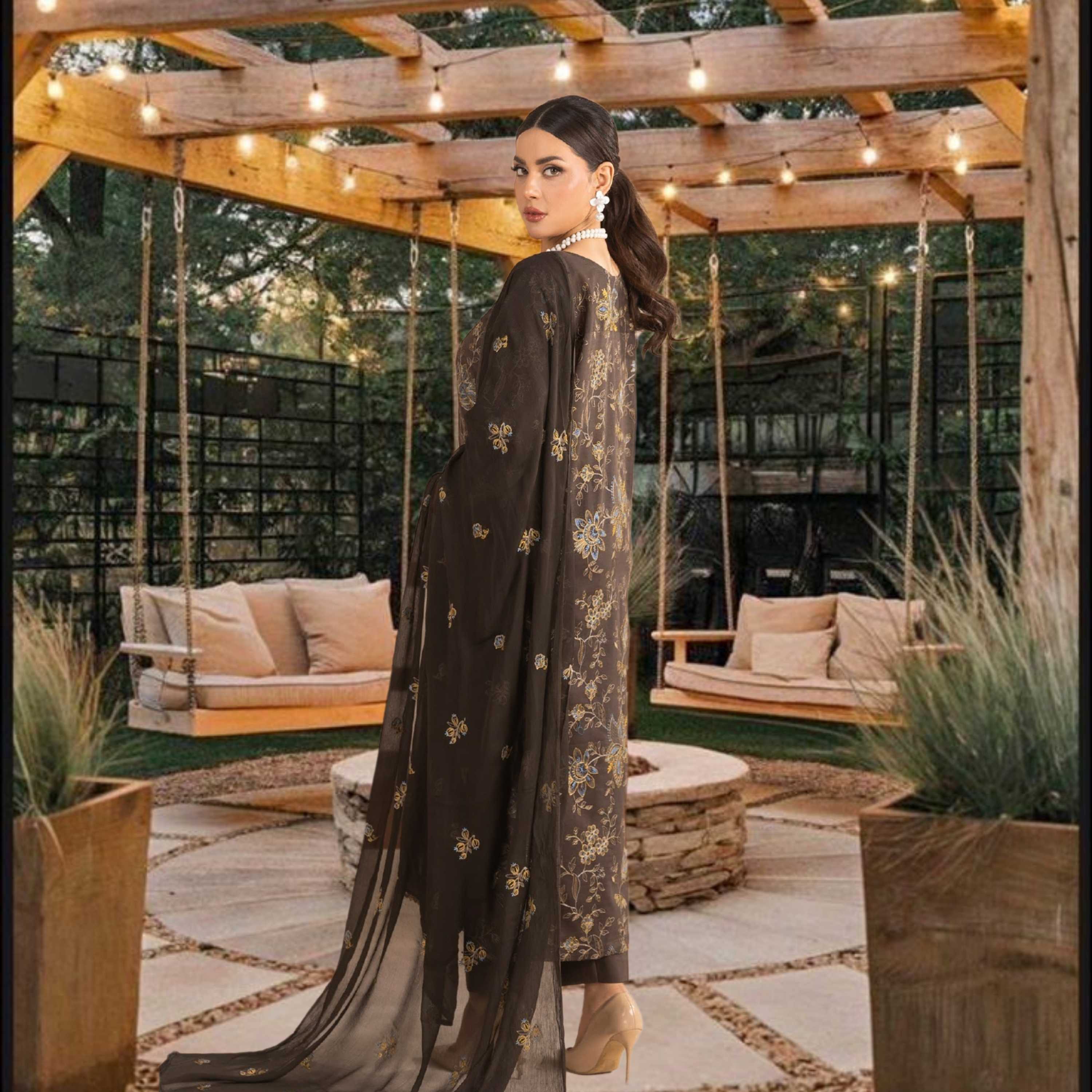 Breeze Luxury Premium Embroidered Lawn - Vol. 39