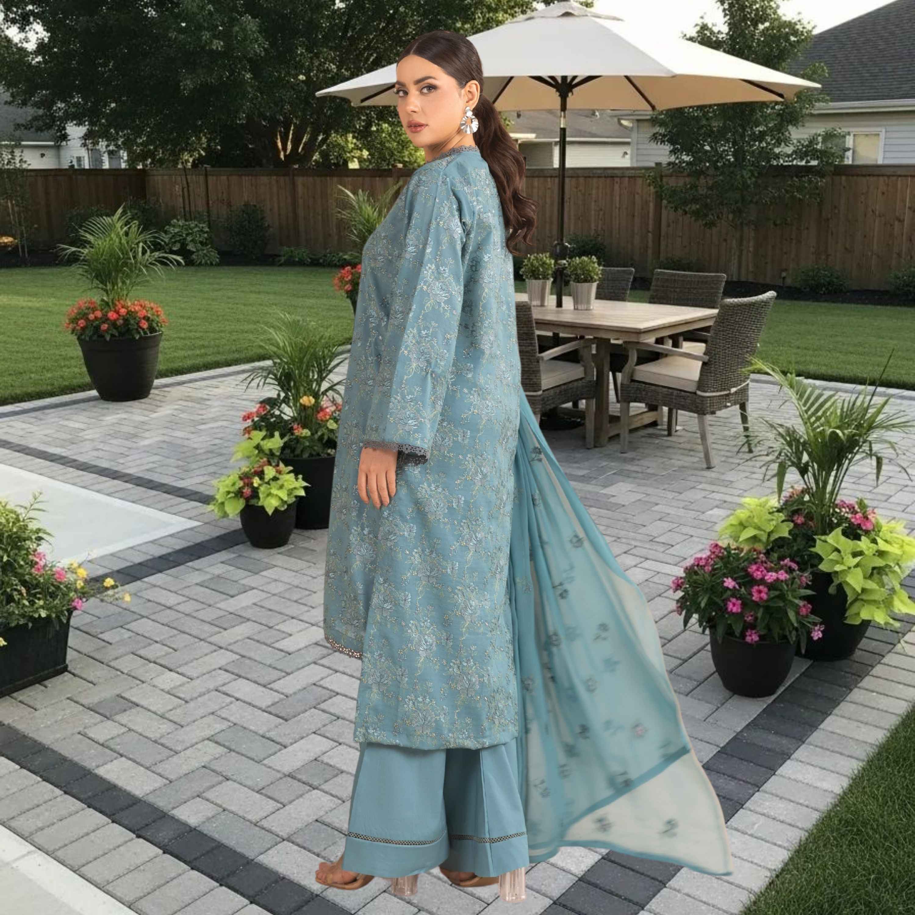 Breeze Luxury Premium Embroidered Lawn - Vol. 39