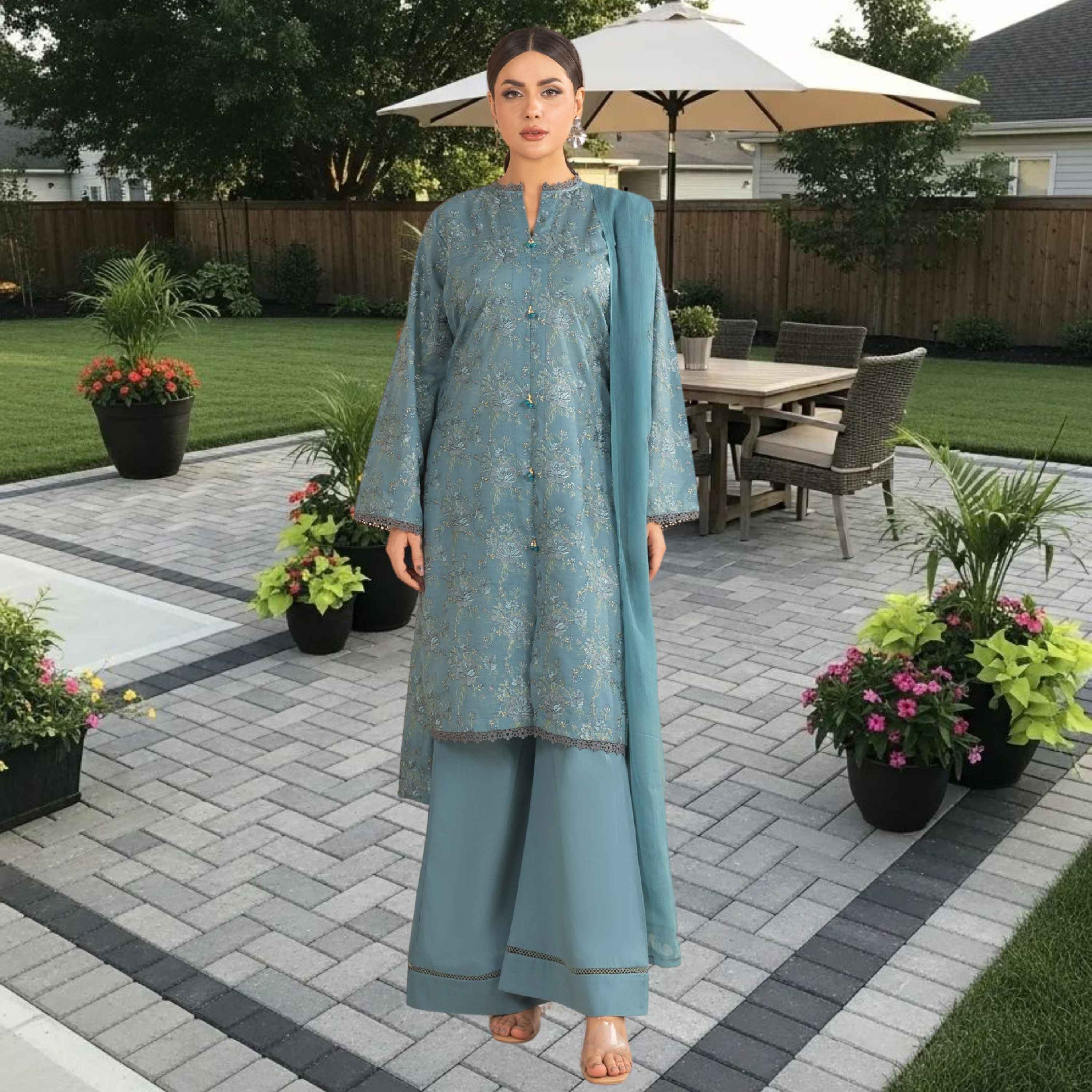 Breeze Luxury Premium Embroidered Lawn - Vol. 39