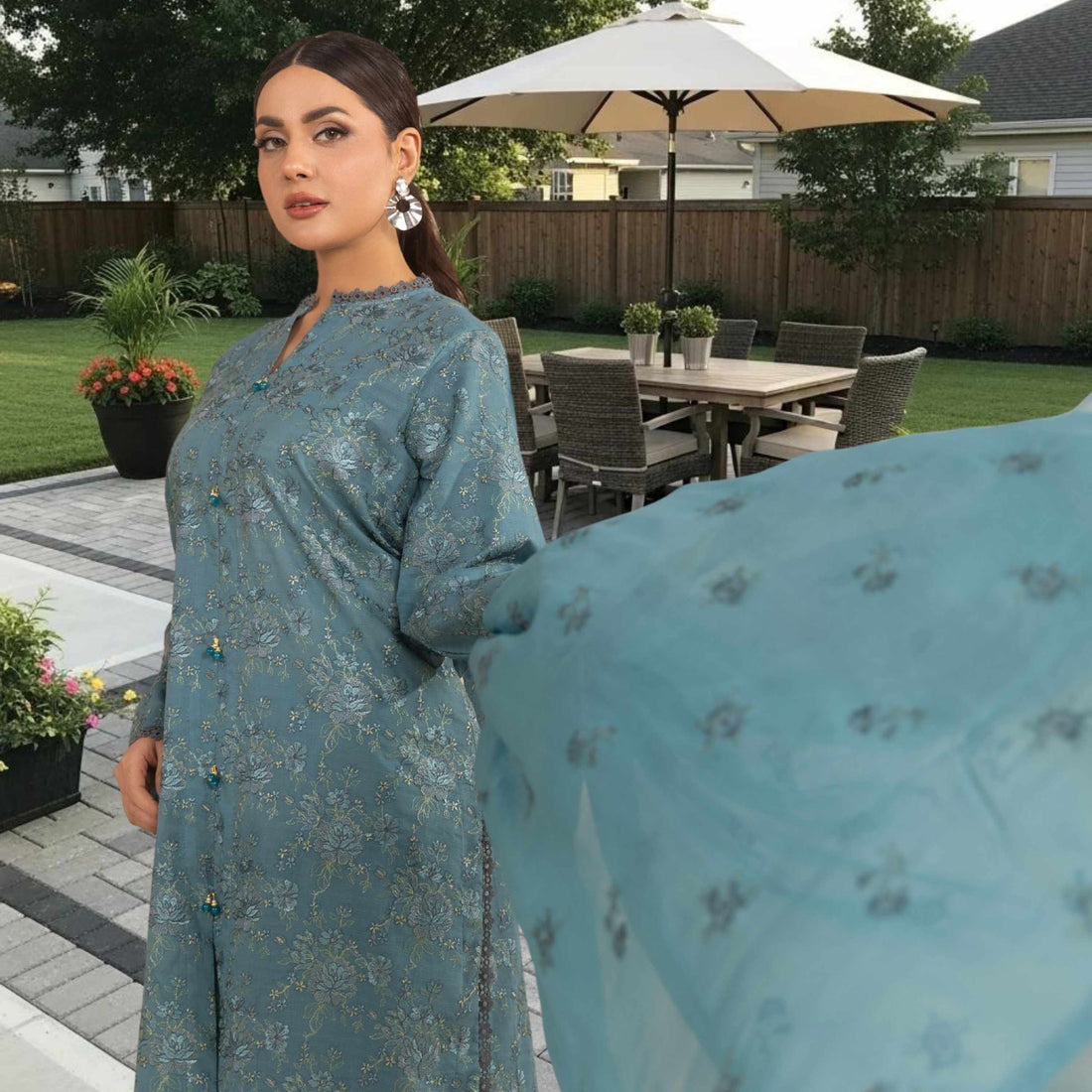 Breeze Luxury Premium Embroidered Lawn - Vol. 39