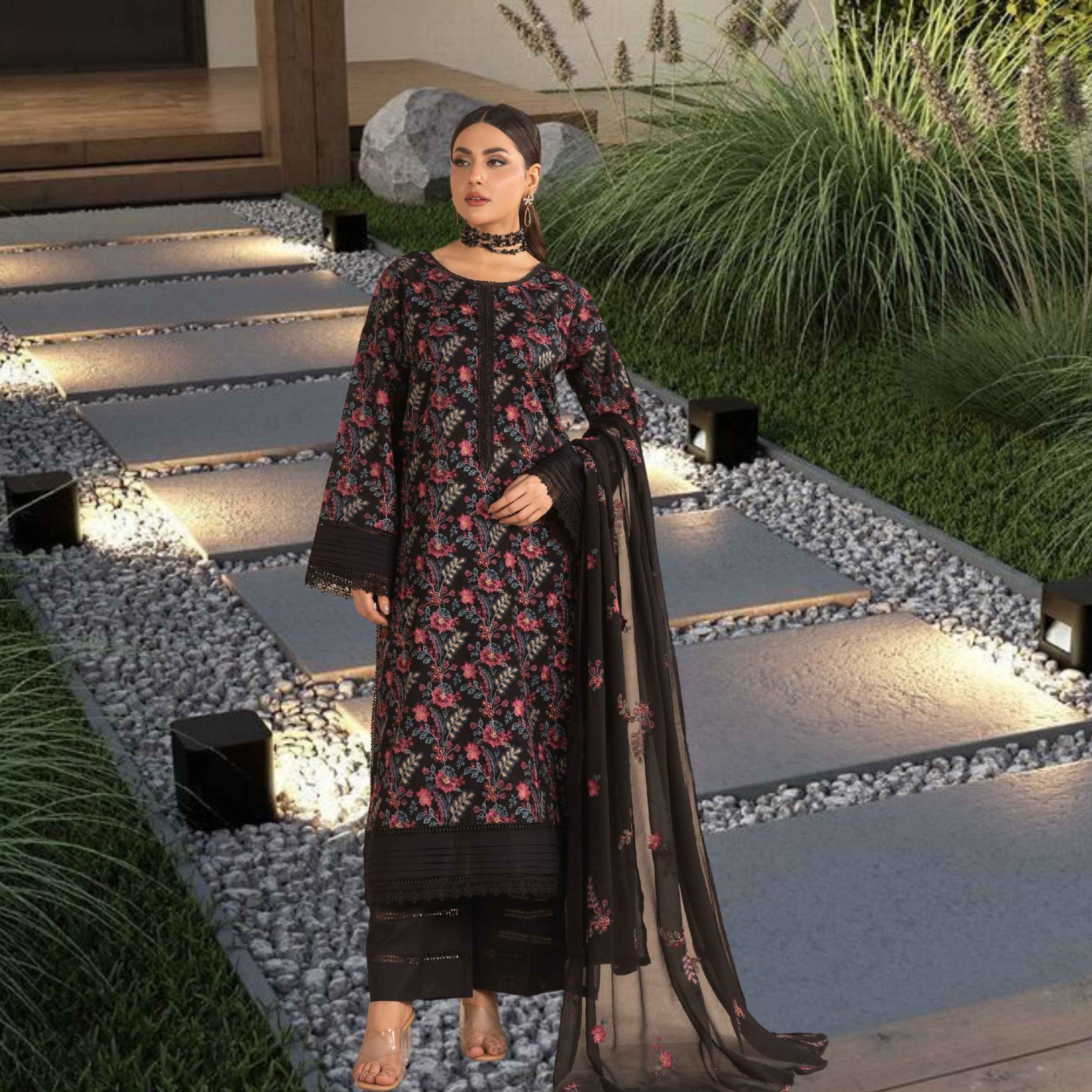 Breeze Luxury Premium Embroidered Lawn - Vol. 39