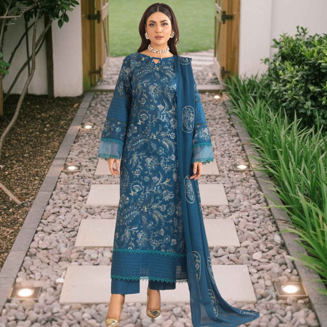 Breeze Luxury Premium Embroidered Lawn - Vol. 39