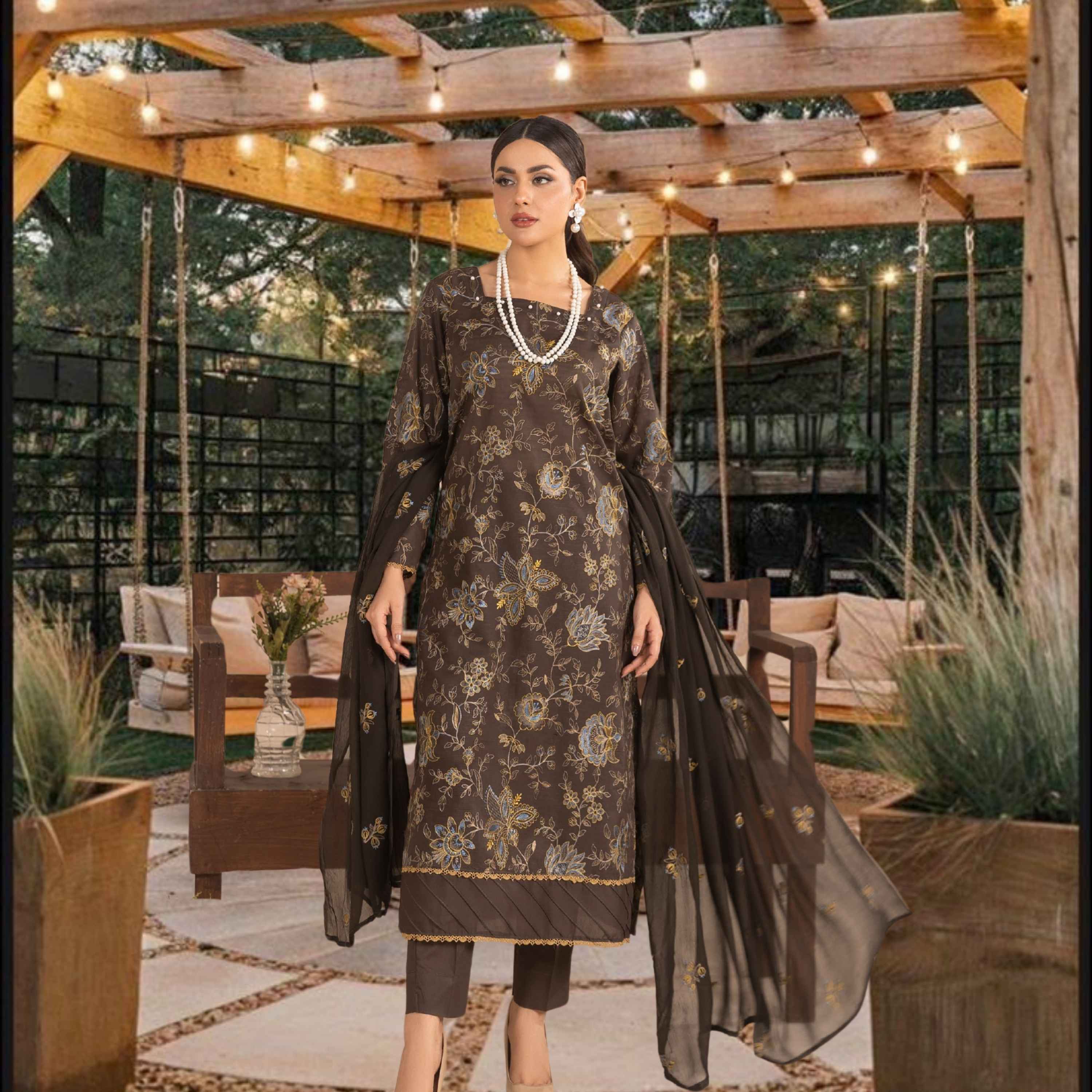 Breeze Luxury Premium Embroidered Lawn - Vol. 39