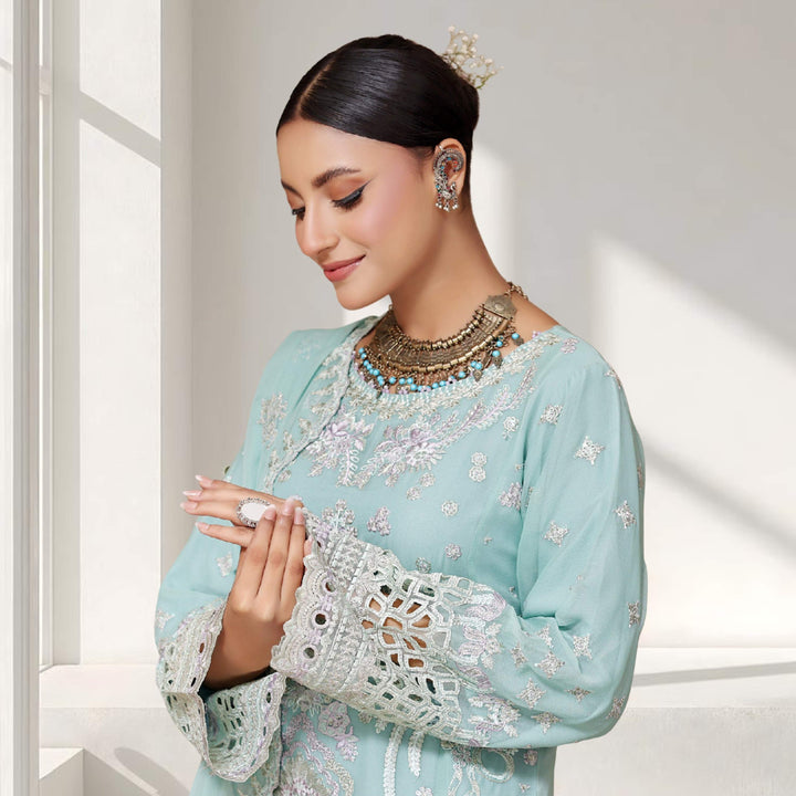 Dressline Luxury Festive Collection – FIZA_AQUA