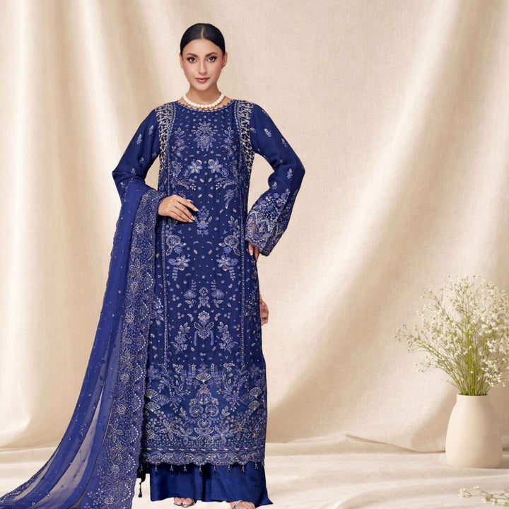 Dressline Luxury Festive Collection – FIZA_Blue