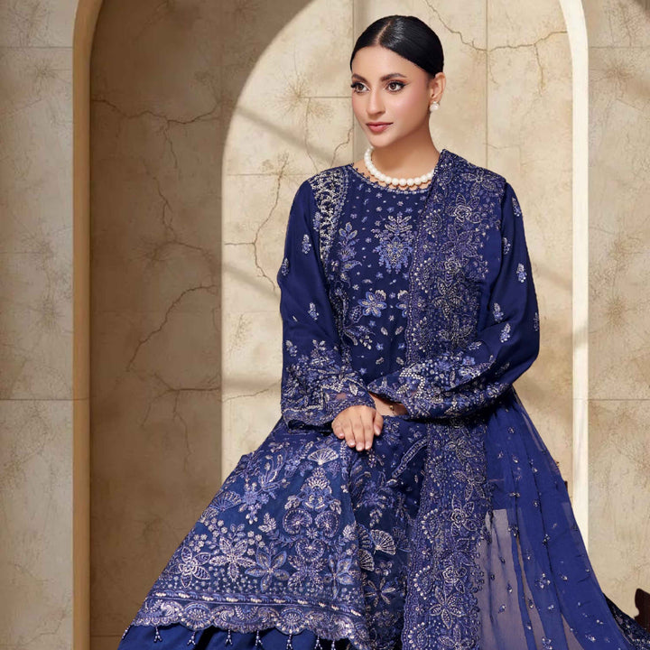 Dressline Luxury Festive Collection – FIZA_Blue