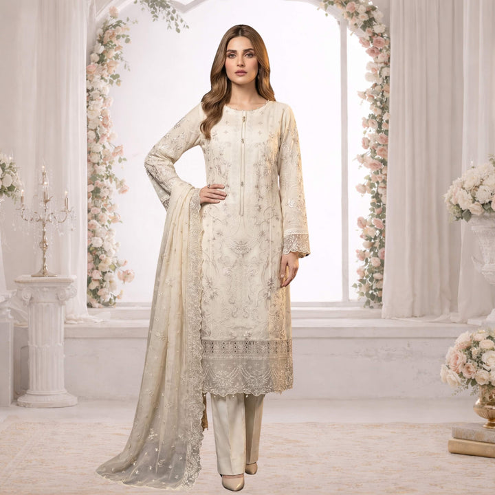 Dressline Luxury Formal Collection-HAFSA Champagne_Beige