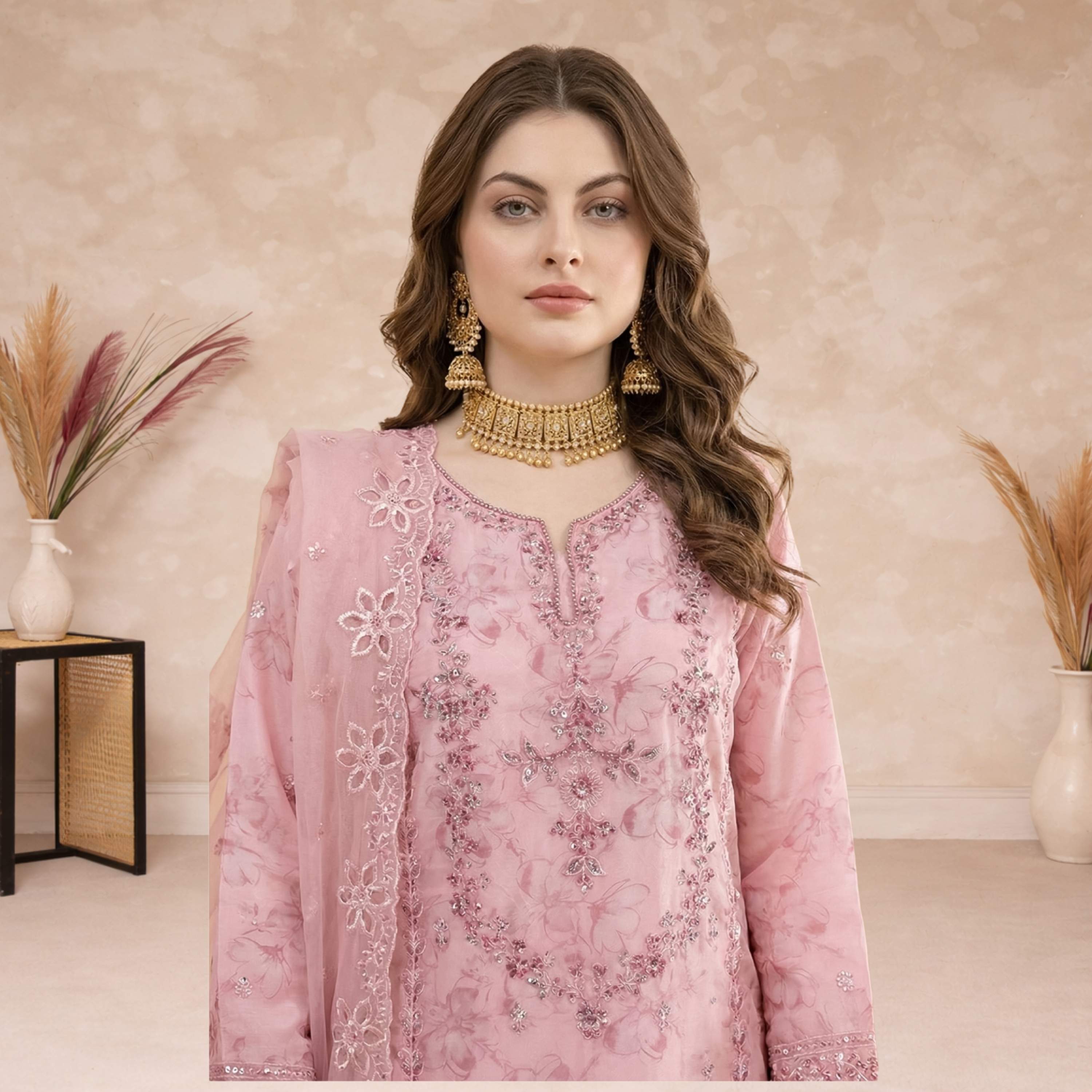 The Clutch & Khosa Collection HUDA_Blush_Pink