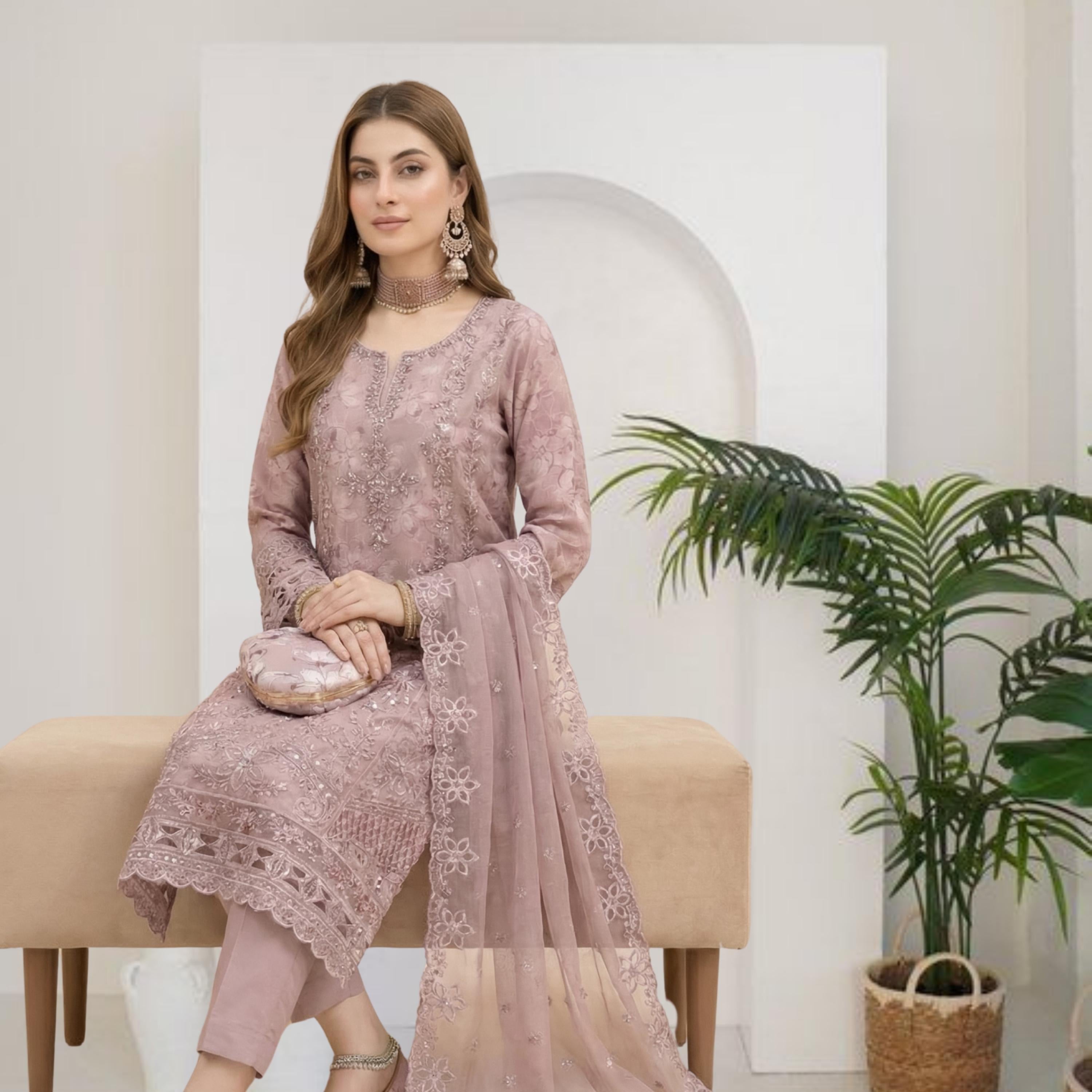 The Clutch & Khosa Collection HUDA_Dusty_Pink