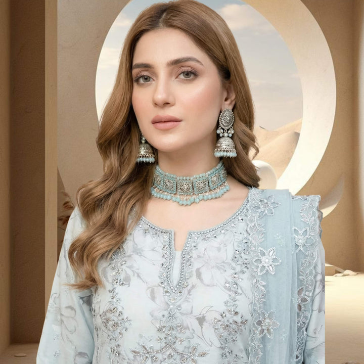 The Clutch & Khosa Collection HUDA_Powder_Blue