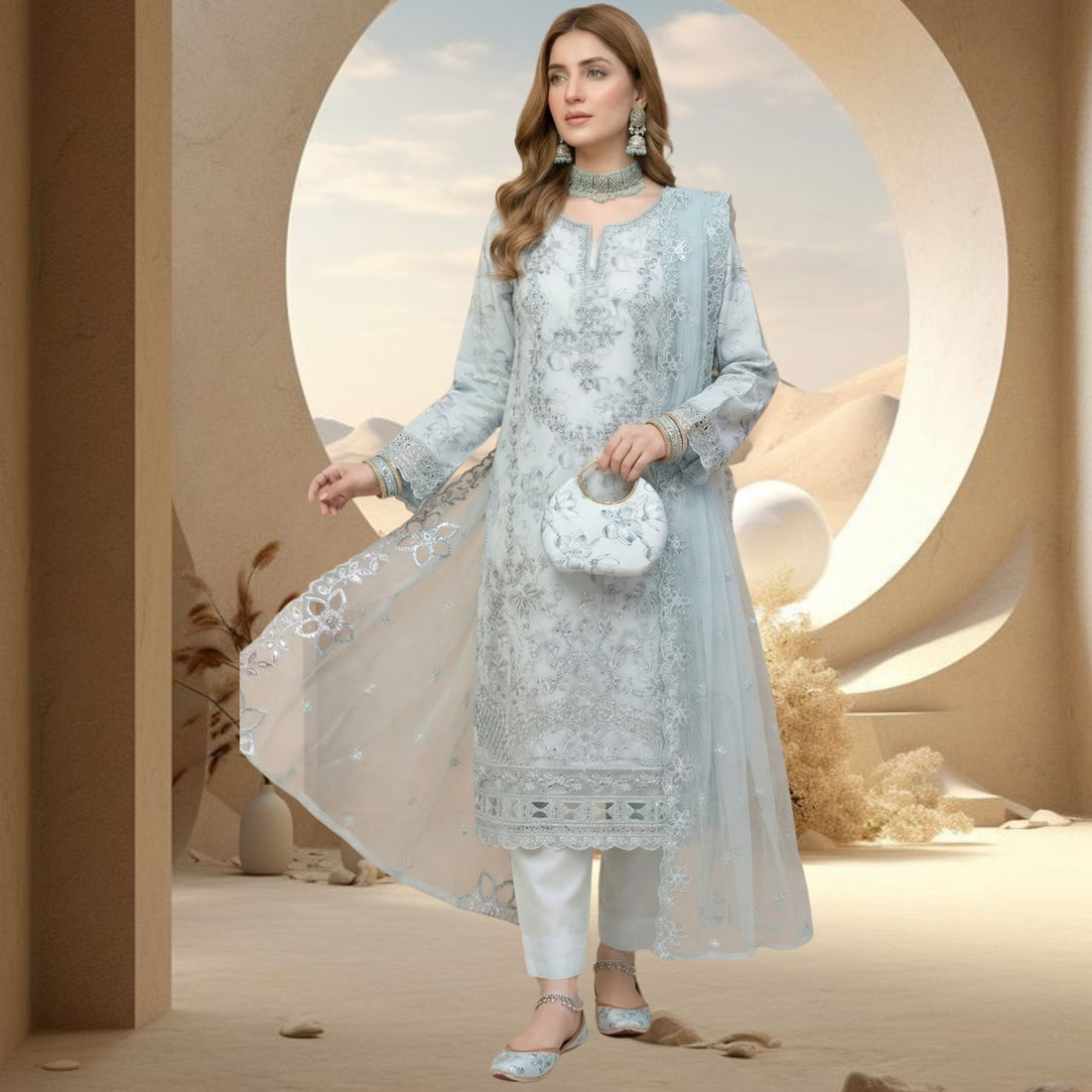 The Clutch & Khosa Collection HUDA_Powder_Blue
