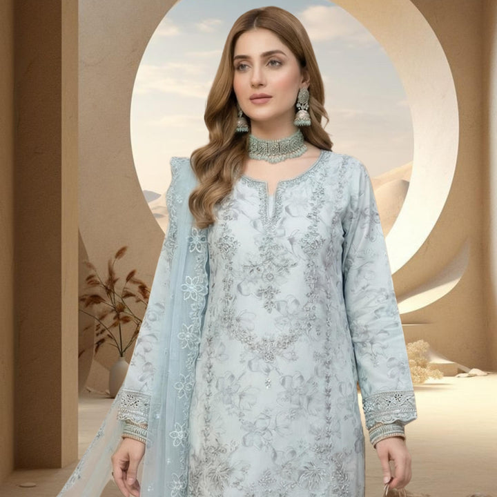 The Clutch & Khosa Collection HUDA_Powder_Blue