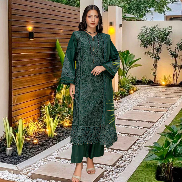 MAYA Luxury Embroidered 3PC Lawn Suit – Festive Summer Collection Vol-34