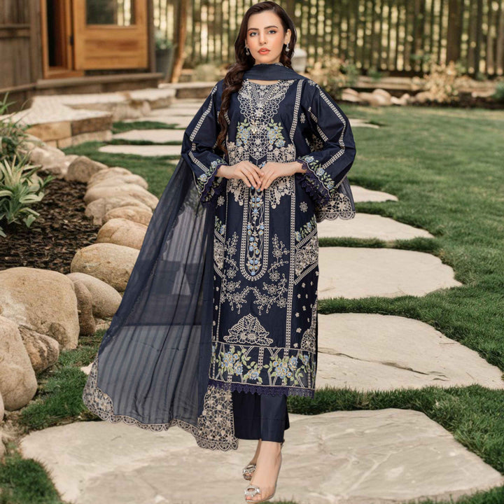 MAYA Luxury Embroidered 3PC Lawn Suit – Festive Summer Collection Vol-34