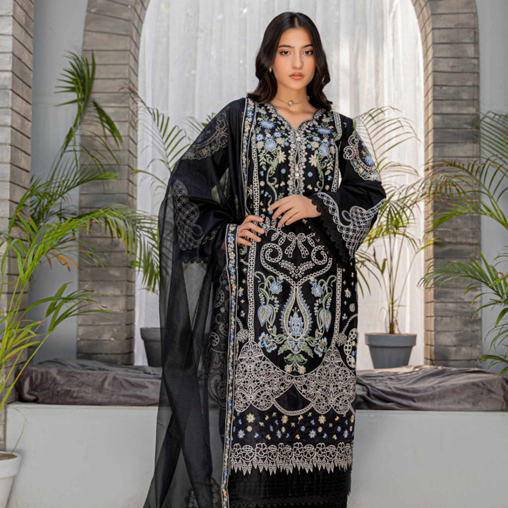 MAYA Luxury Embroidered 3PC Lawn Suit – Festive Summer Collection Vol-34