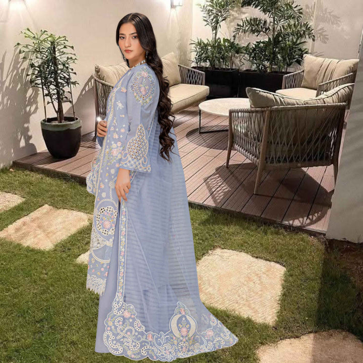 MAYA Luxury Embroidered 3PC Lawn Suit – Festive Summer Collection Vol-34