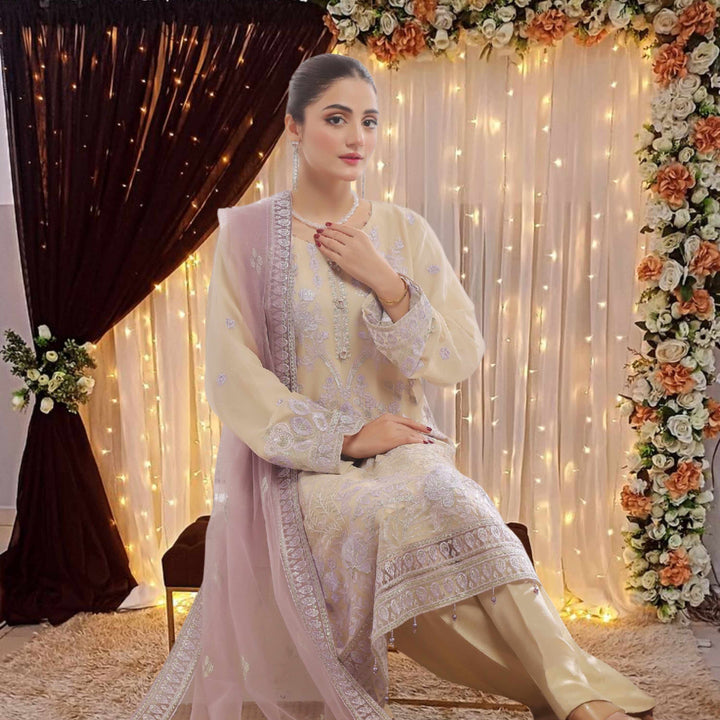 Dressline Luxury Formal Collection-NAWAZISH_Champagne_Beige