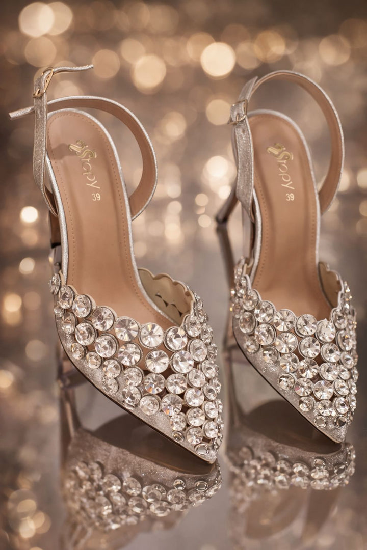 Women Heels – Light Gold