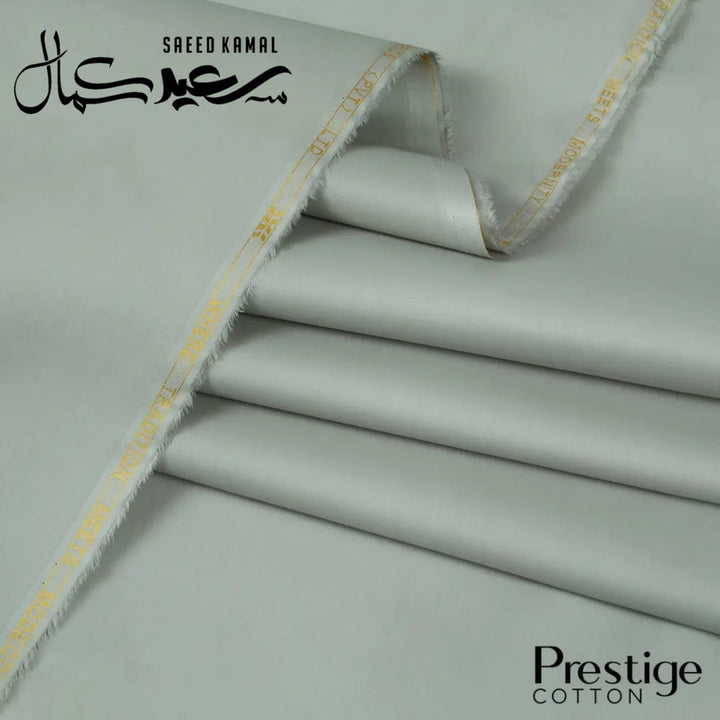 Men Shalwar Kameez Cotton Ice Grey Unstitched